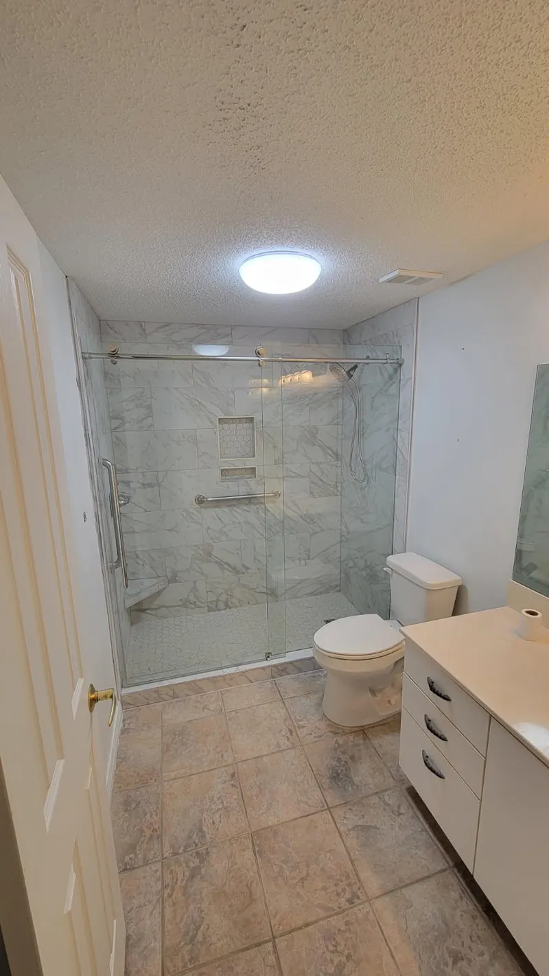 Bathroom remodeling project in Baldwin County, Alabama by 24/7 All Services
