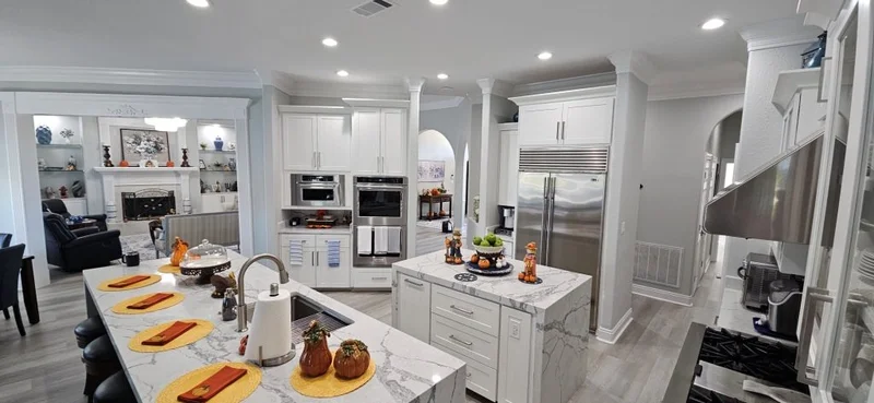 Before and after whole-home remodeling in Baldwin County, Alabama