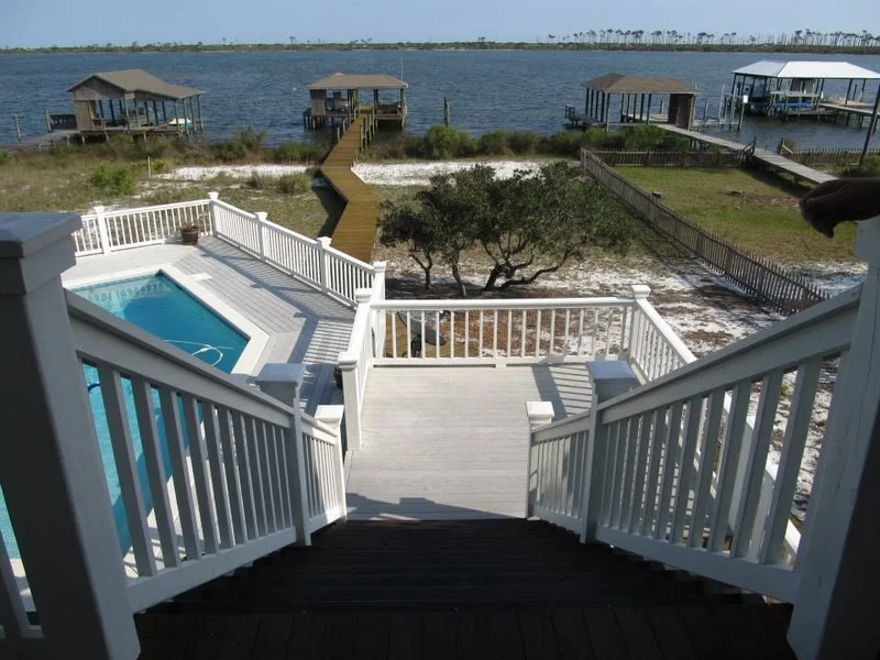 Custom deck and stair remodeling on the Alabama Gulf Coast
